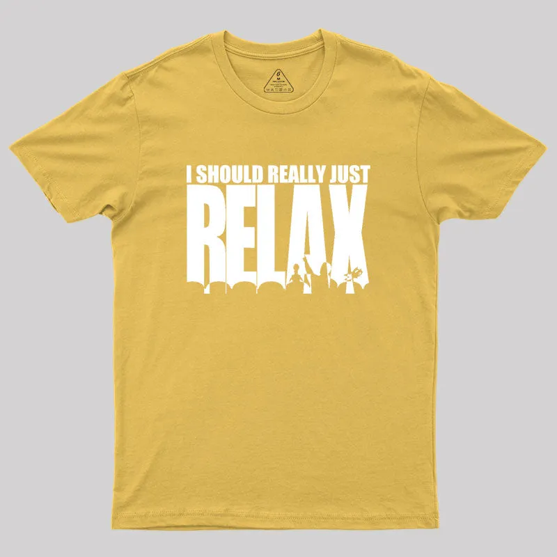MST3K Says RELAX Geek T-Shirt - Image 8
