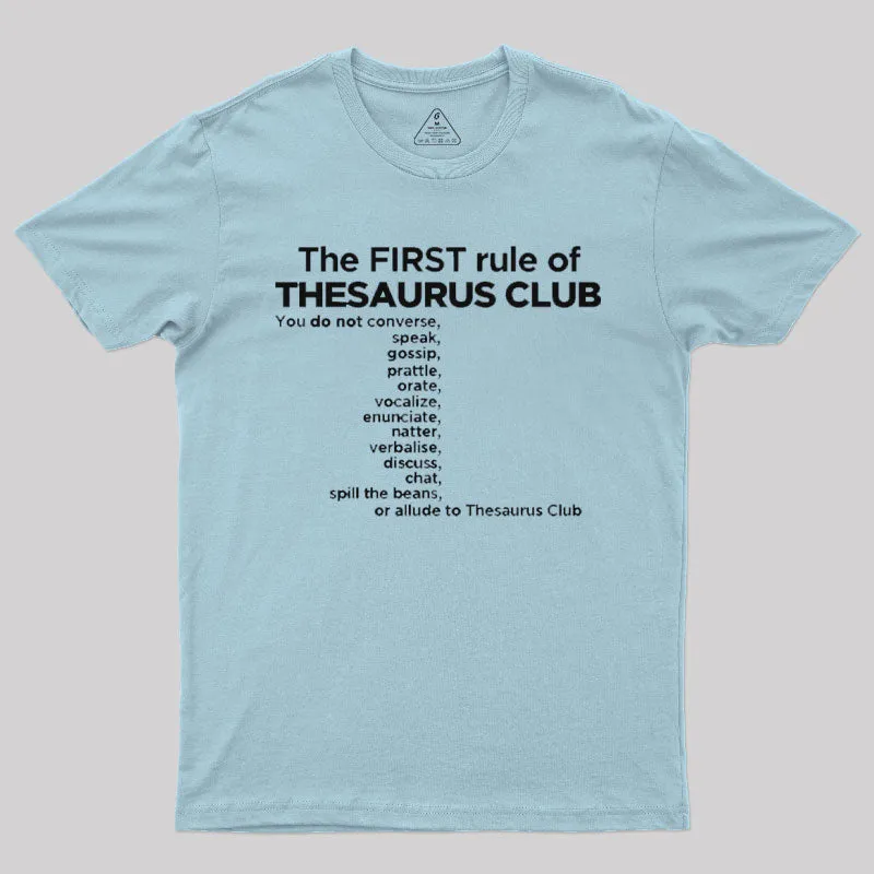 Thesaurus Club Confidential Geek T-Shirt - Image 8