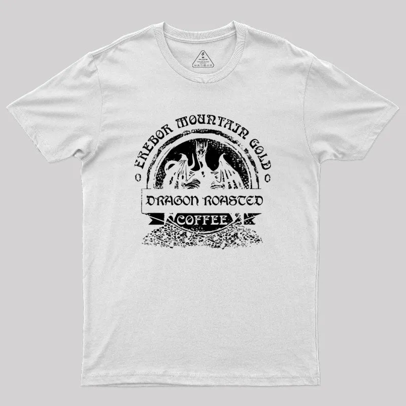 Erebor Mountain Gold Coffee Geek T-Shirt - Image 11