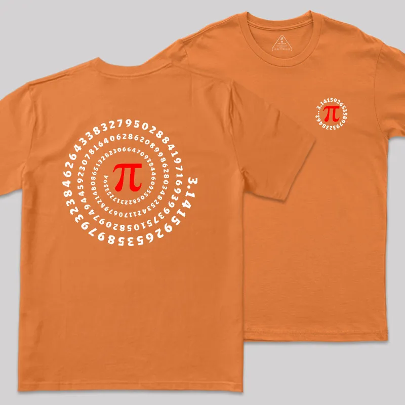 Infinite Circle Front and Back Printed Geek T-Shirt - Image 5