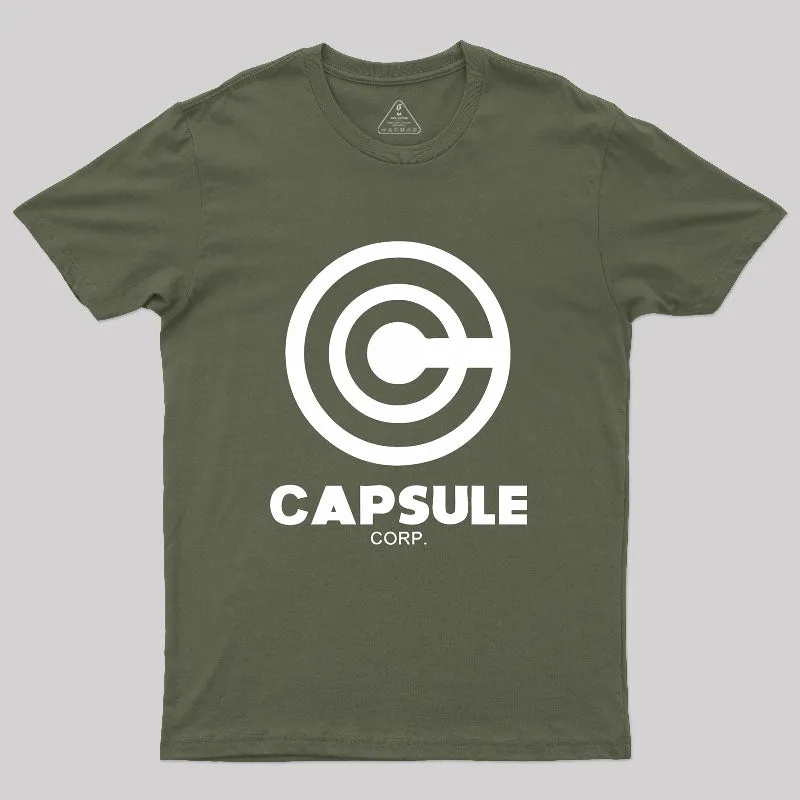 Capsule Corp DBZ Geek T-Shirt - Image 3