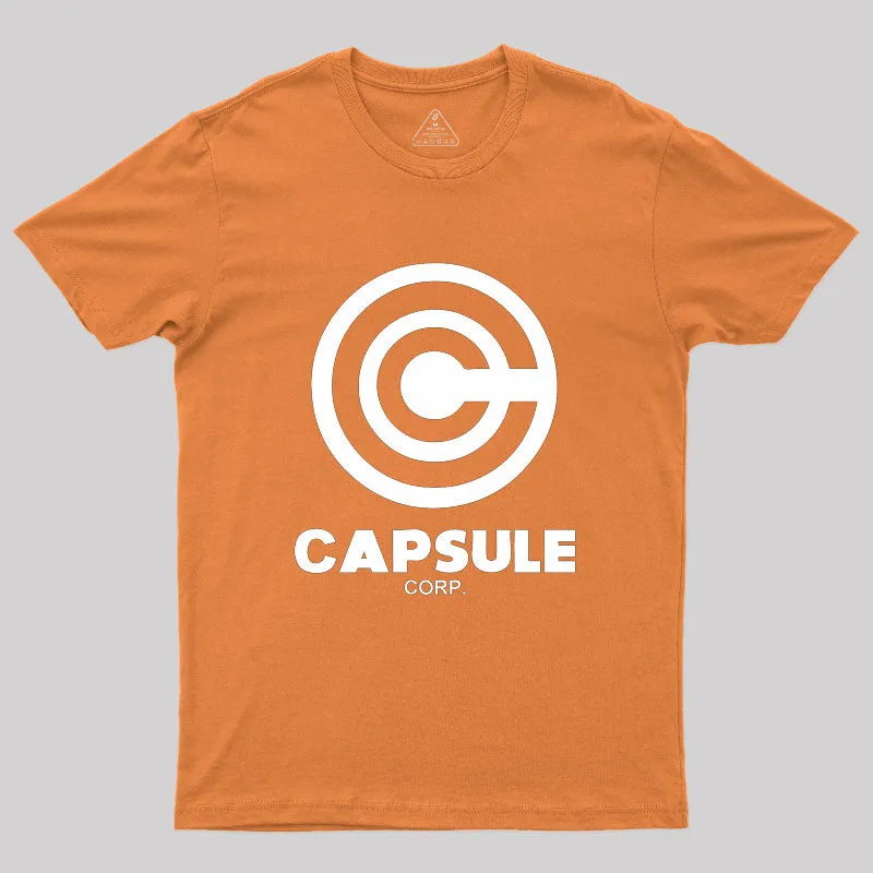 Capsule Corp DBZ Geek T-Shirt - Image 7