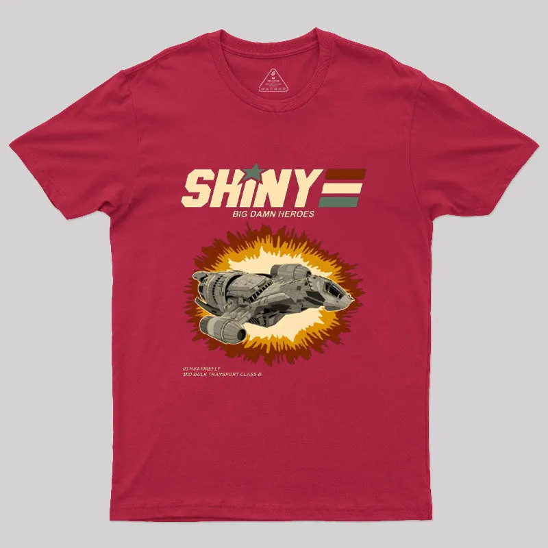 Shiny Heroes Geek T-Shirt - Image 5