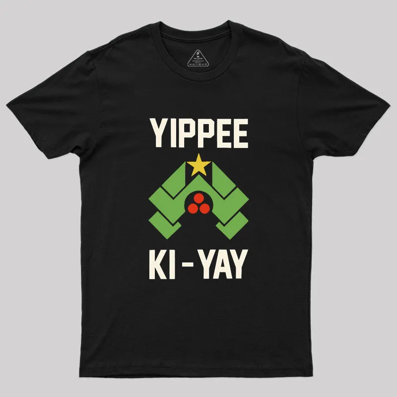 Yippee Ki Yay Christmas Geek T-Shirt - Image 2