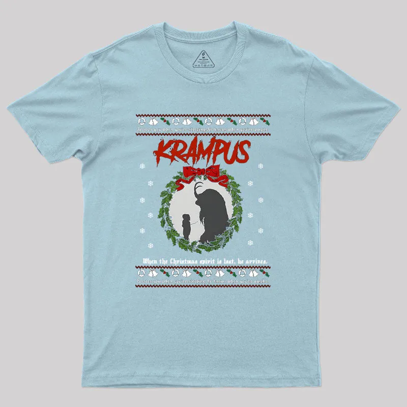 Krampus Christmas Geek T-Shirt - Image 9