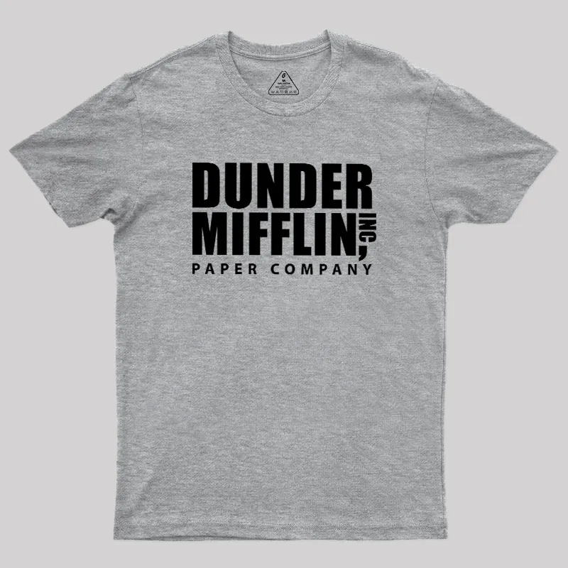 Dunder Mifflin Geek T-Shirt - Image 4