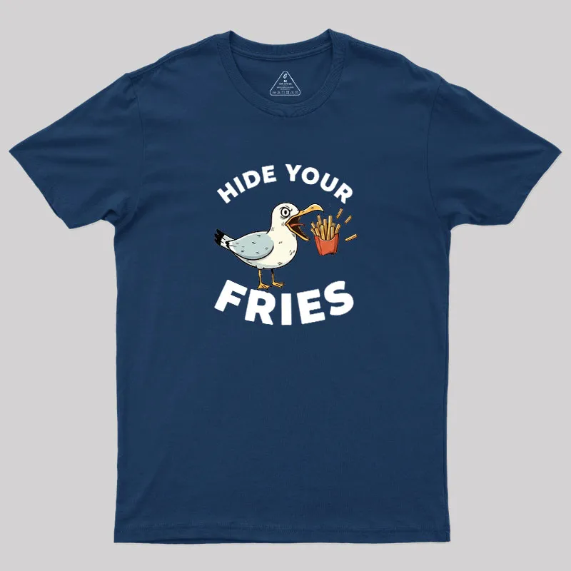 Hide Your Fries Geek T-Shirt - Image 2