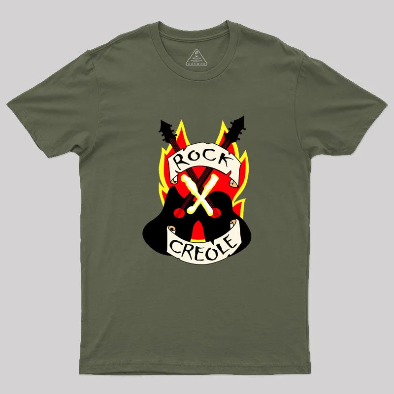 Gambit '97's Rock X Creole Crop Top Geek T-Shirt - Image 4