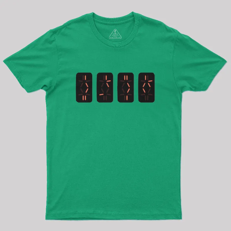 Predator Self-Destruct Countdown Timer Geek T-Shirt - Image 3