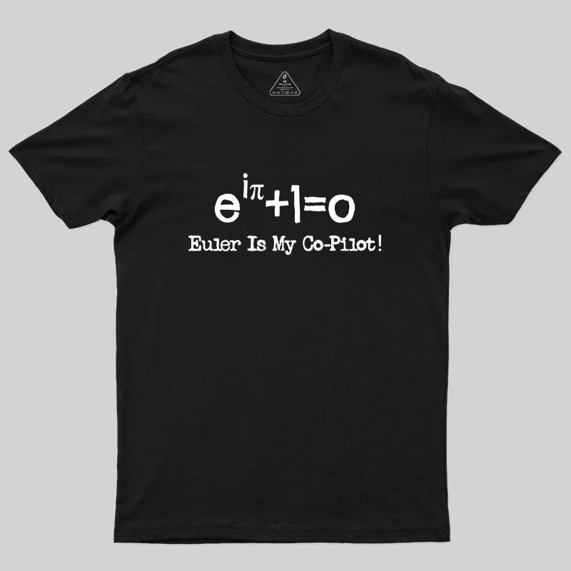 Euler Math Equation Geek T-Shirt - Image 2