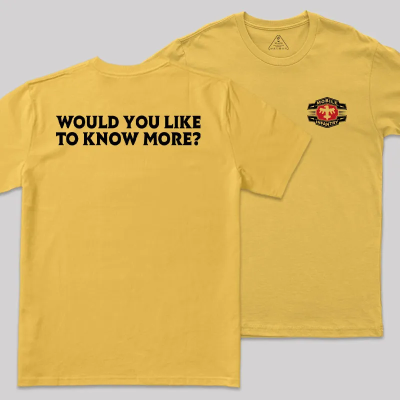 Scifi Space Recruit Front and Back Printed Geek T-Shirt