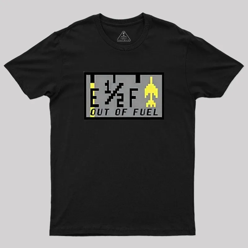 Out of Fuel Geek T-Shirt - Image 2