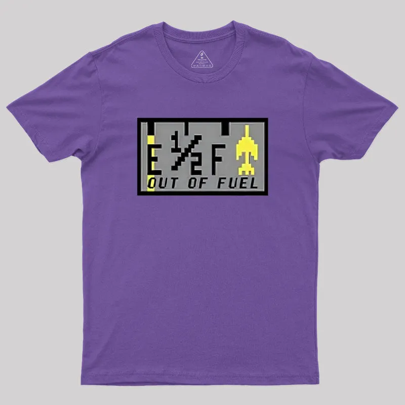 Out of Fuel Geek T-Shirt - Image 6