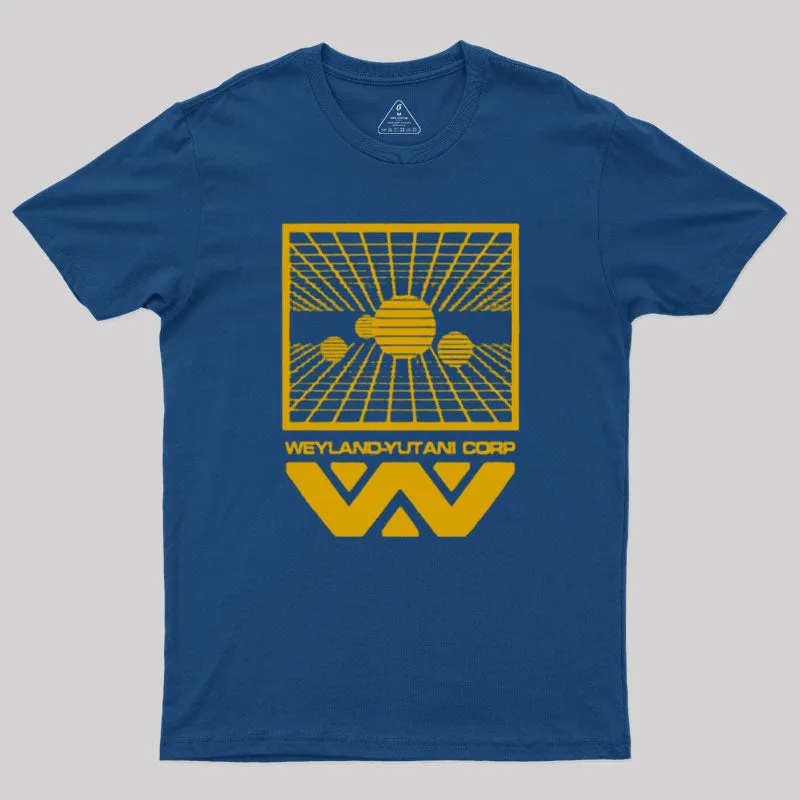 Alternative view of Weyland Yutani Corp Geek T-Shirt