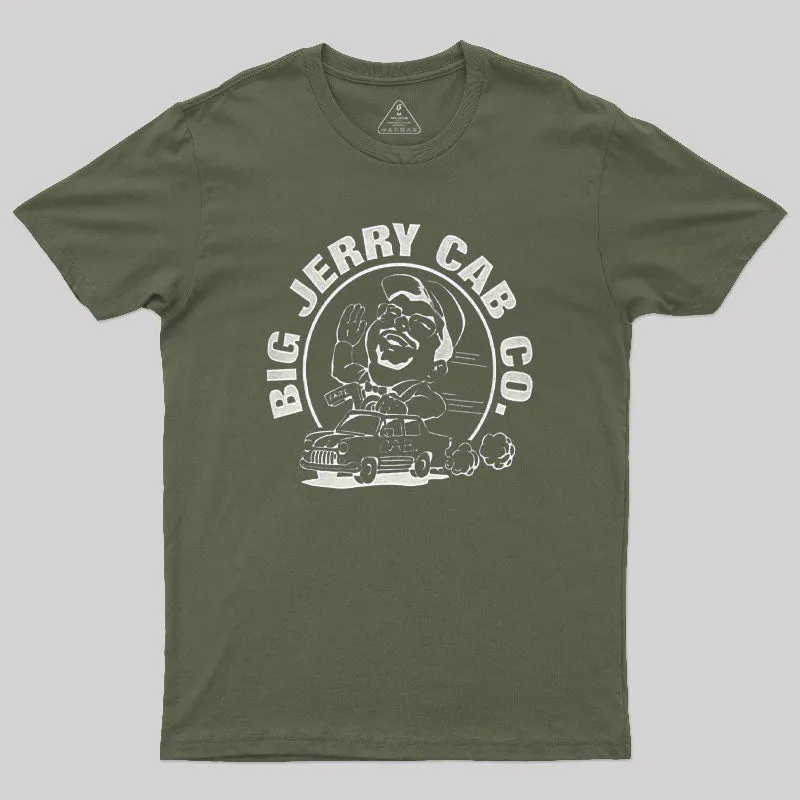 Big Jerry Cab Co Geek T-Shirt - Image 3