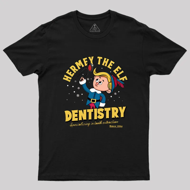 Hermey The Elf Dentistry Geek T-Shirt - Image 2