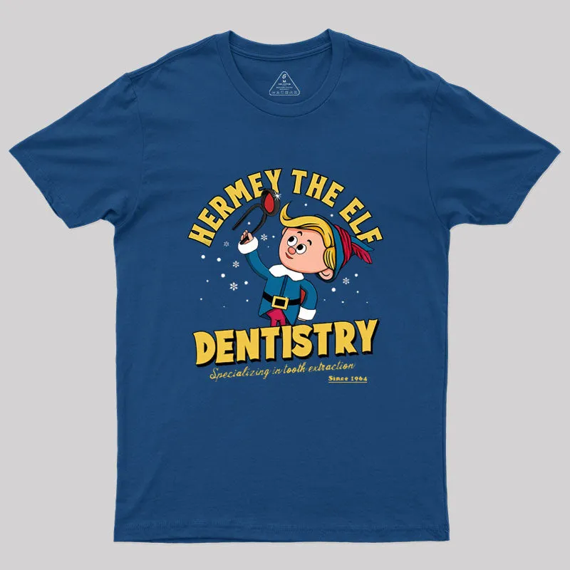 Hermey The Elf Dentistry Geek T-Shirt - Image 3