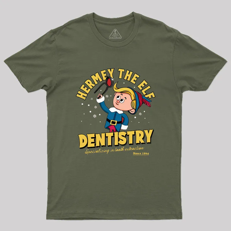 Hermey The Elf Dentistry Geek T-Shirt - Image 4