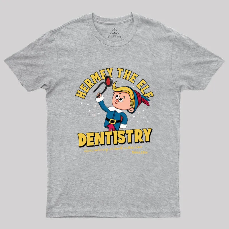 Hermey The Elf Dentistry Geek T-Shirt - Image 5
