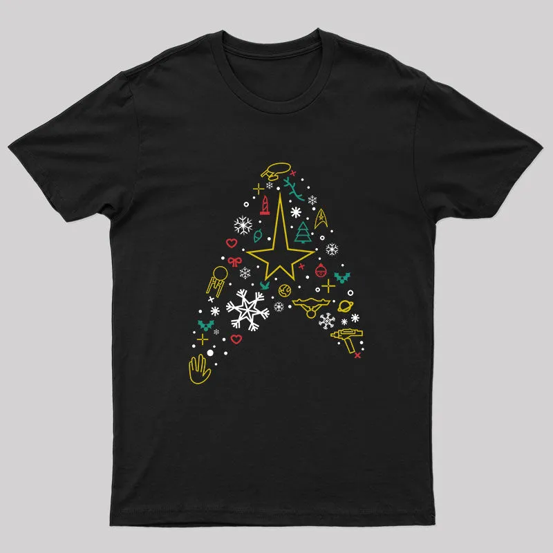 Christmas Spaceship T-Shirt