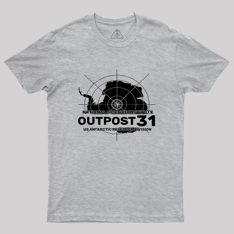 Outpost 31 Antarctic Research Division Geek T-Shirt - Image 4