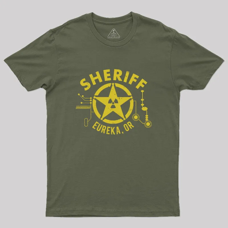Eureka Sheriff Geek T-Shirt - Image 2