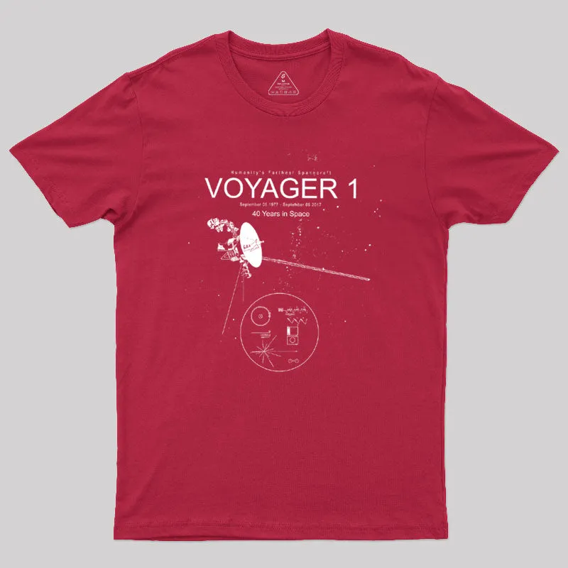 Voyager 1 Geek T-Shirt - Image 5