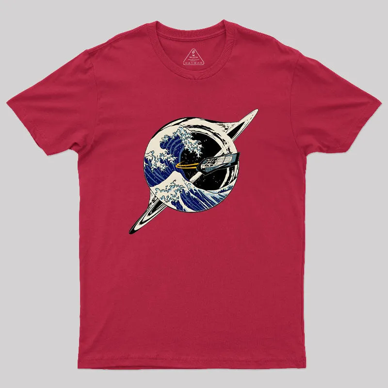 Interstellar Kanagawa Wave Geek T-Shirt - Image 5