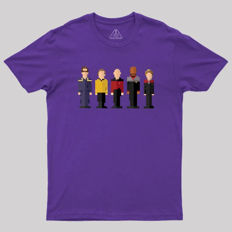 Spaceship Captains Geek T-Shirt - Image 5