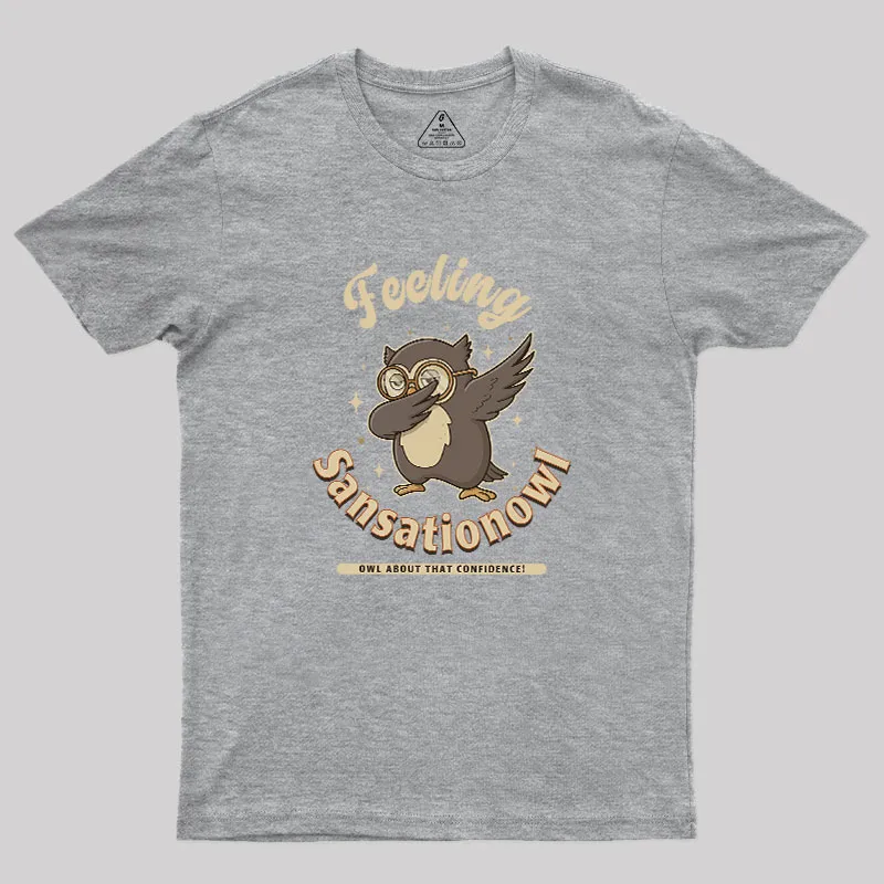 Sansa-tionowl Geek T-Shirt - Image 4