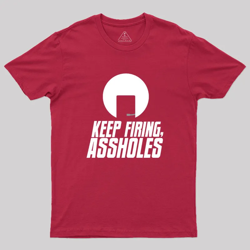 Spaceballs: Keep Firing Geek T-Shirt - Image 4