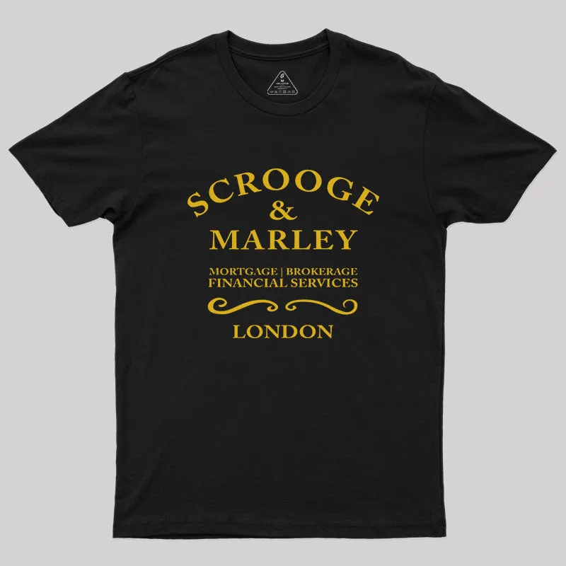 Alternative view of Scrooge and Marley Geek T-Shirt