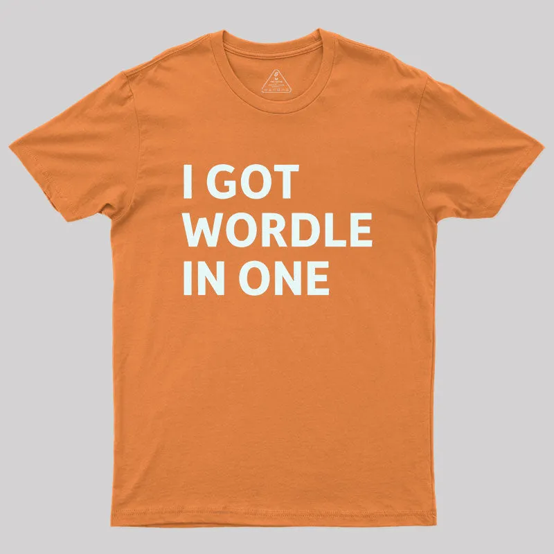 I Got Wordle in One Geek T-Shirt - Image 7