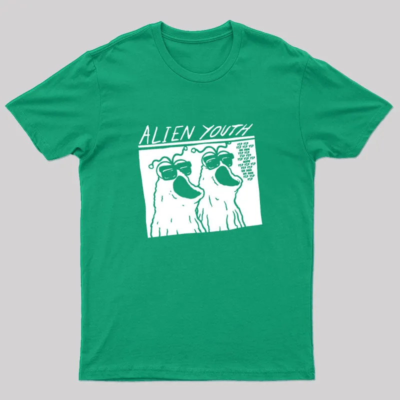 Alien Youth Geek T-Shirt - Image 4