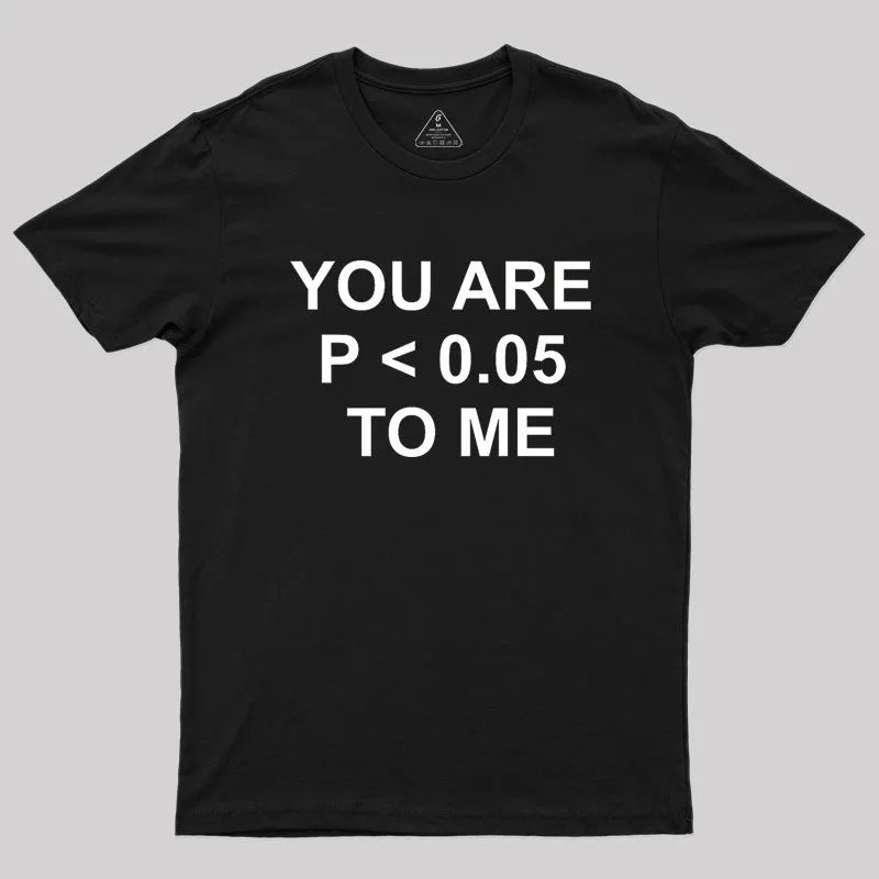 You are significant to me Geek T-Shirt