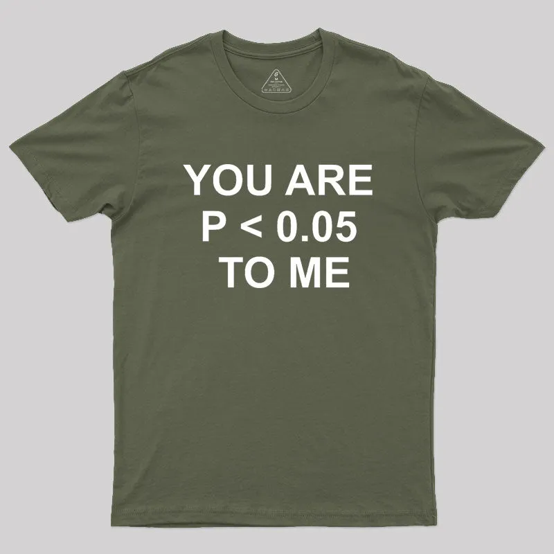 You are significant to me Geek T-Shirt - Image 3