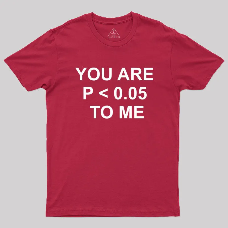You are significant to me Geek T-Shirt - Image 5