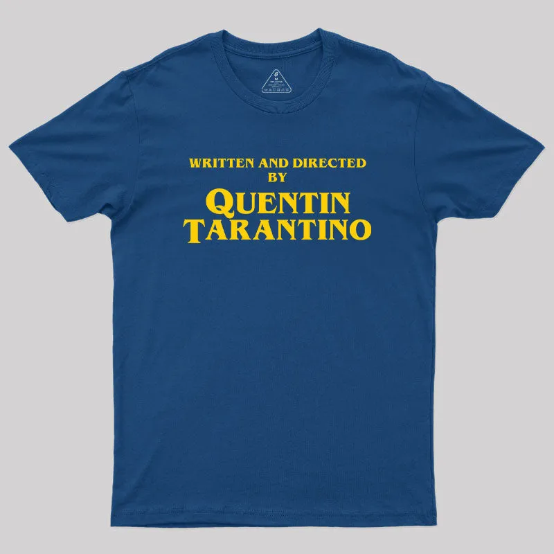 Alternative view of Quentin Tarantino Geek T-Shirt