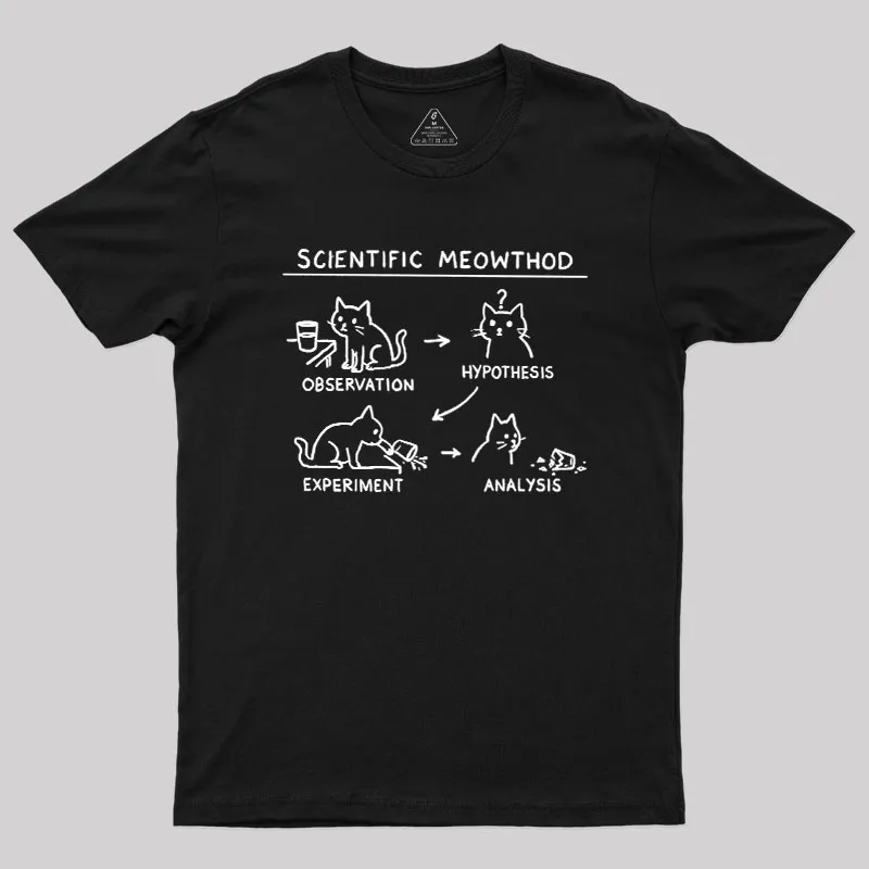 Scientific Meowthod Geek T-Shirt