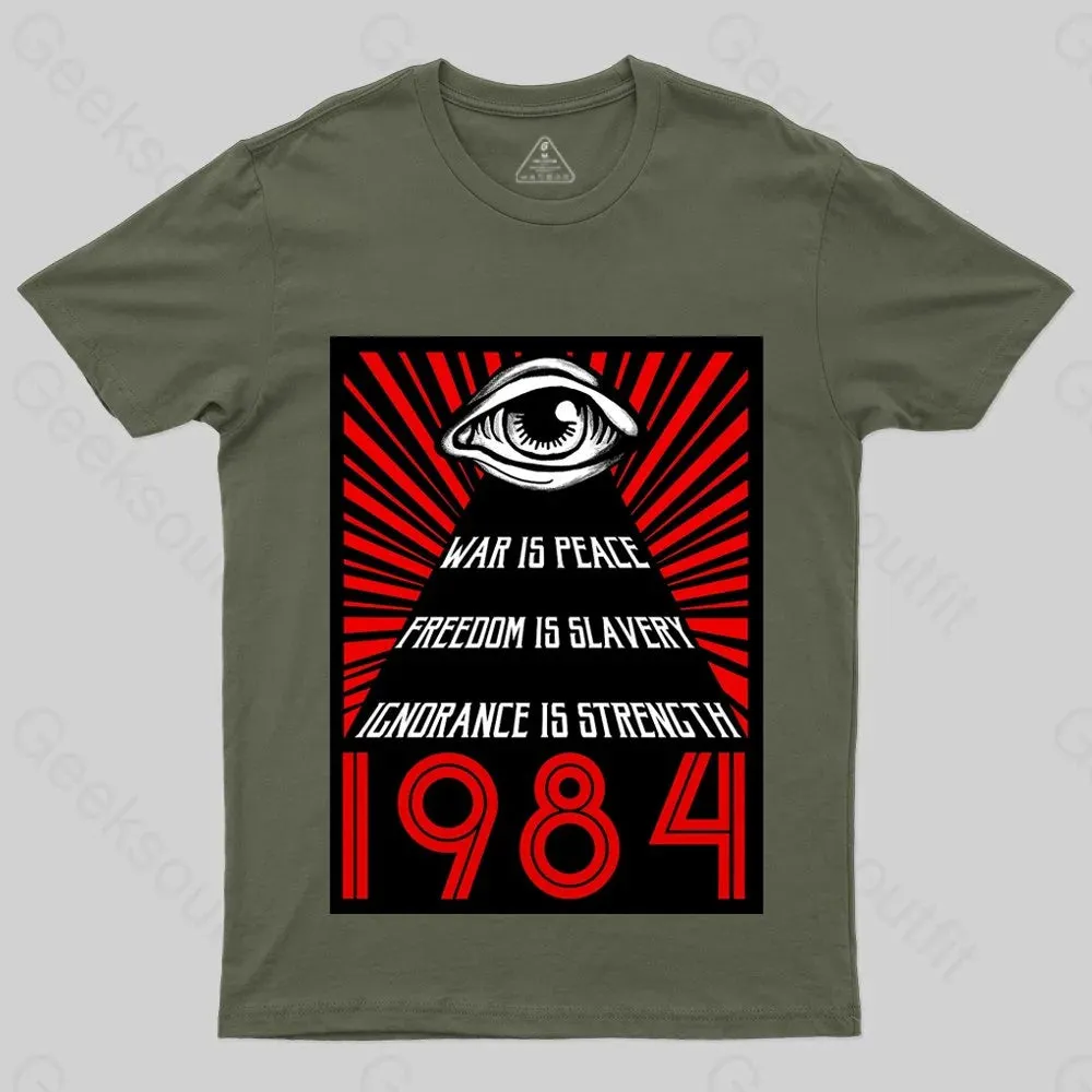 1984 Orwell Geek T-shirt - Image 3
