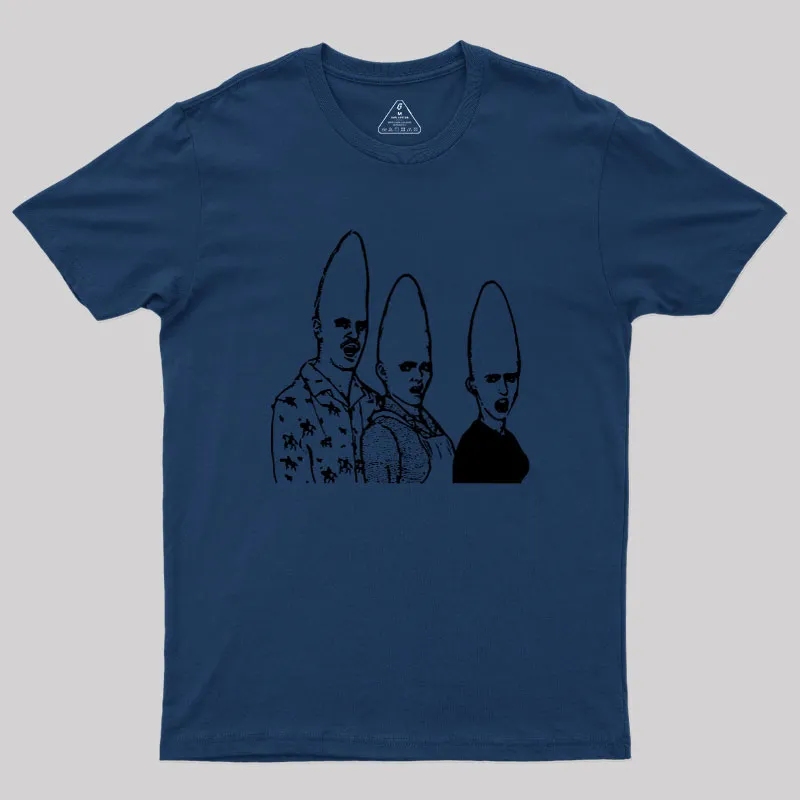 Alternative view of Coneheads Undiagnosed Geek T-Shirt