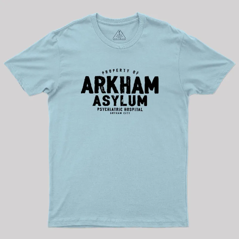 Arkham Asylum Geek T-Shirt - Image 9