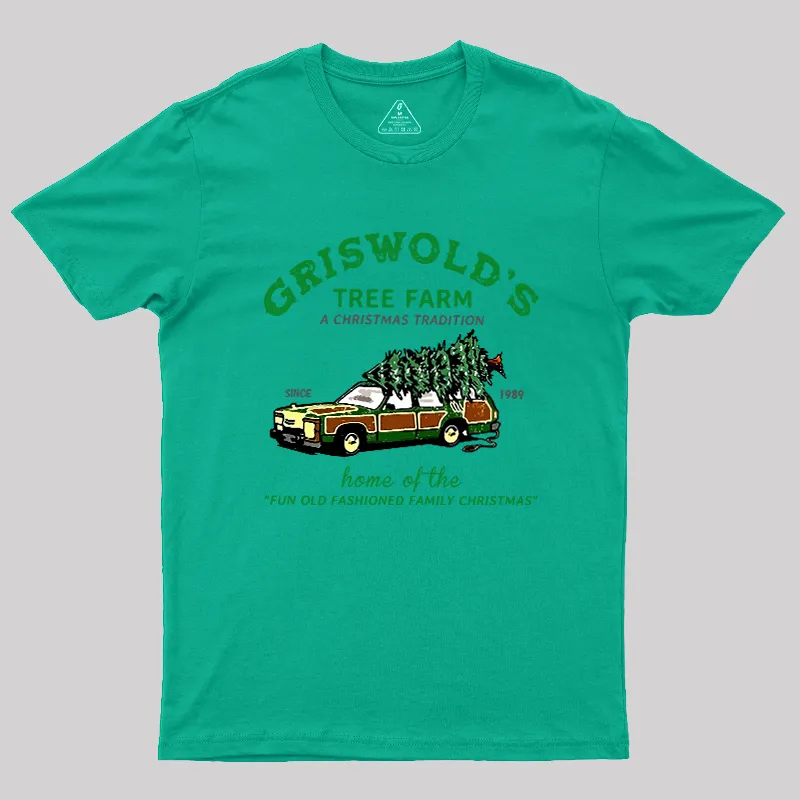Griswold's Tree Farm Family Christmas Desde 1989 Geek T-Shirt - Image 7