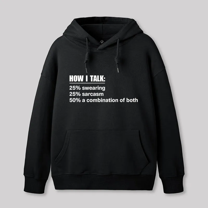 Alternative view of Sweatalk Geek Hoodie