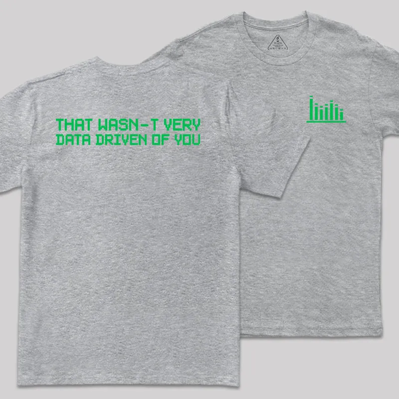 In Data We Trust Front and Back Printed Geek T-Shirt - Image 4