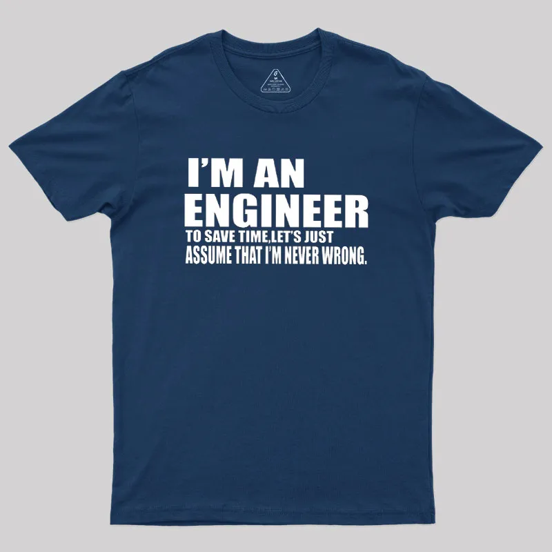 Alternative view of I'm An Engineer Geek T-Shirt