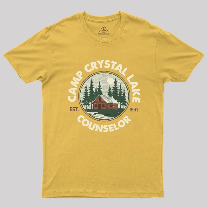 Camp Crystal Lake Geek T-Shirt - Image 8