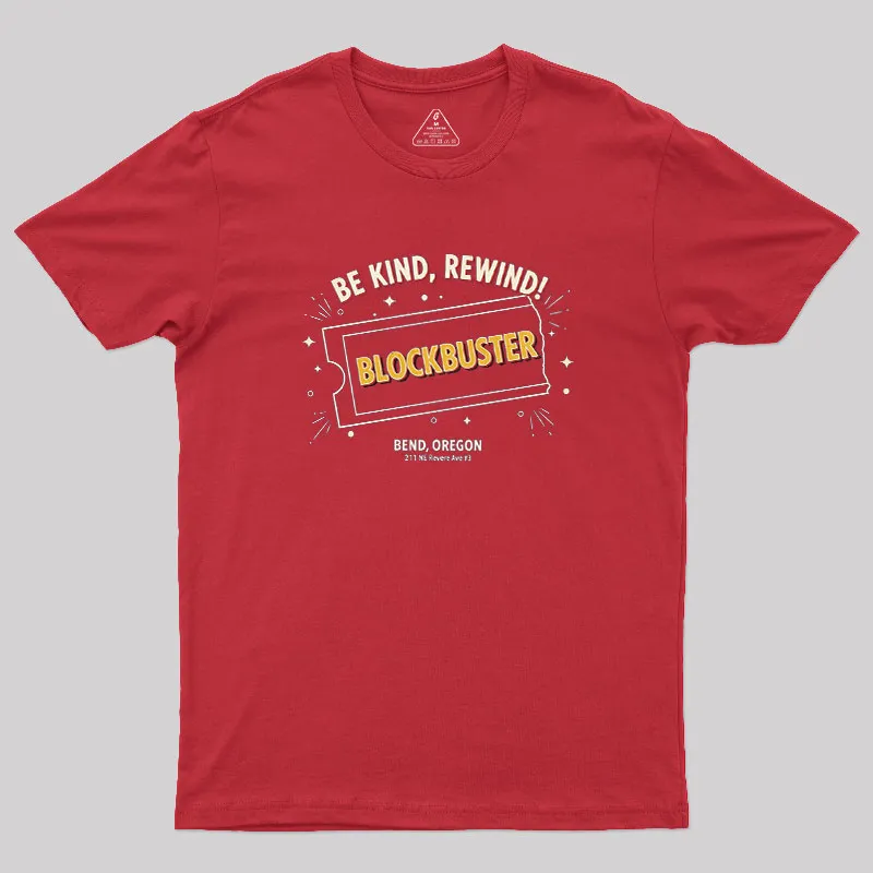 Be Kind, Rewind! Geek T-Shirt - Image 4