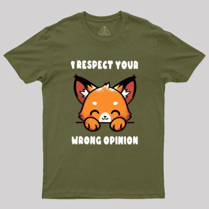 Wrong Opinion Geek T-Shirt - Image 3