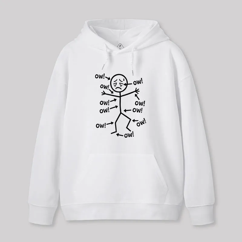 Ow Ow Ow Geek Hoodie - Image 5